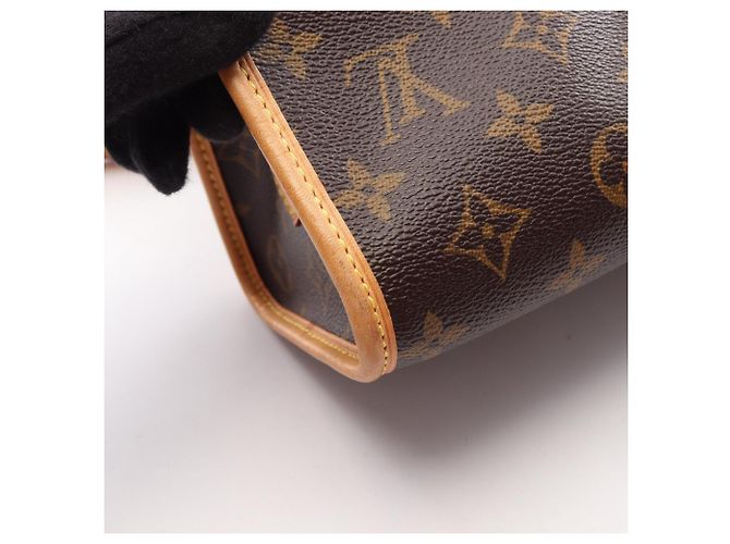 Borsa a mano lunga Popincourt Louis Vuitton Marrone - vista 8