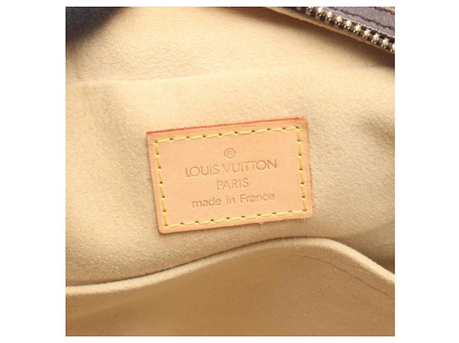 Borsa Louis Vuitton Manhattan PM Monogram Marrone - vista 4