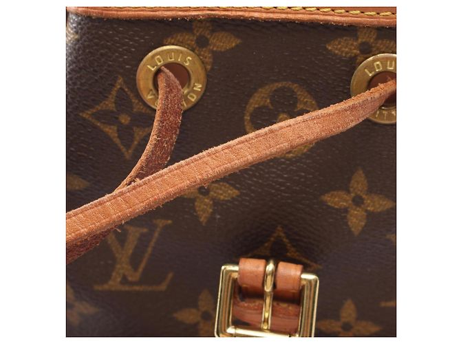 Zaino/Borsa Mini Montsouris Louis Vuitton Marrone - vista 10