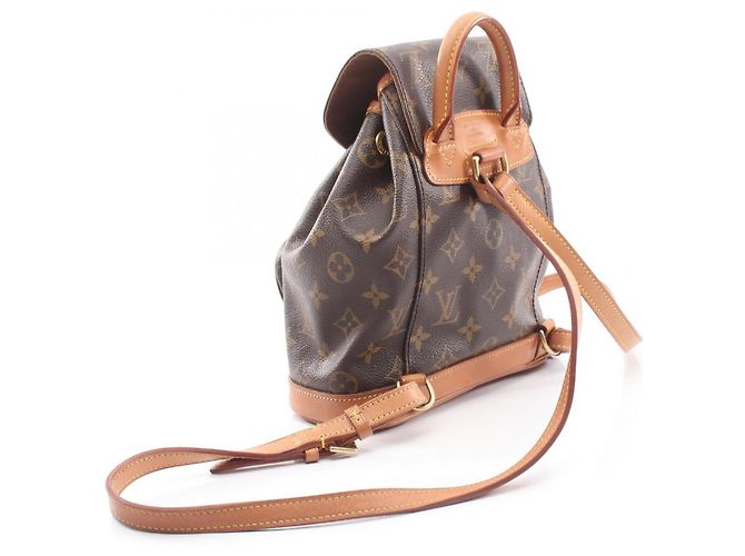 Zaino/Borsa Mini Montsouris Louis Vuitton Marrone - vista 2