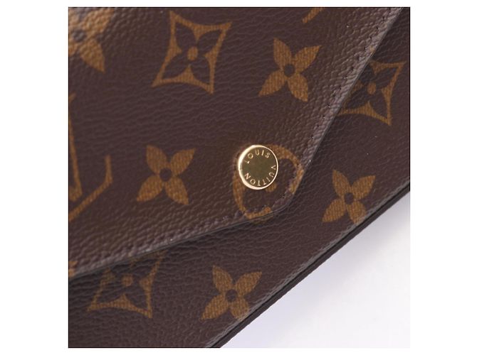 Borsa Multi Pochette Felicie Louis Vuitton Marrone Verde - vista 7