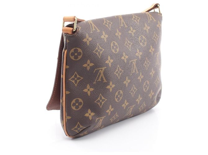 Borsa a tracolla Louis Vuitton Musette Tango Marrone - vista 2
