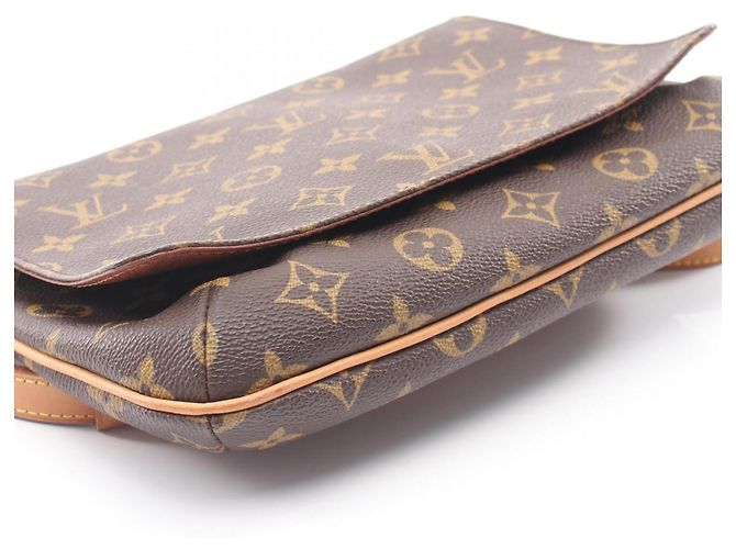 Borsa a tracolla Louis Vuitton Musette Tango Marrone - vista 6