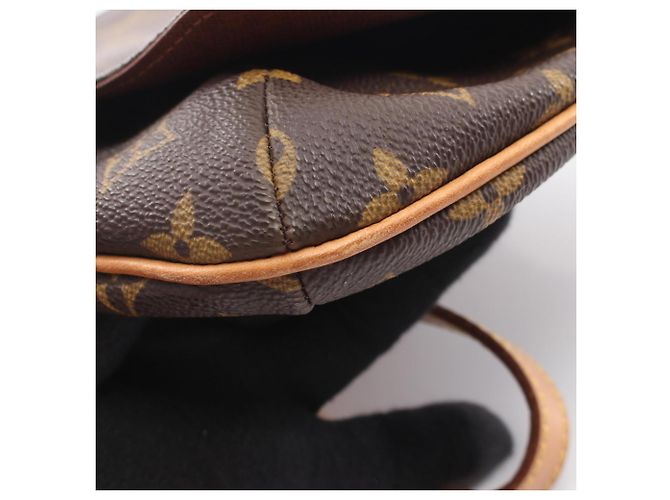 Borsa a tracolla Louis Vuitton Musette Tango Marrone - vista 7
