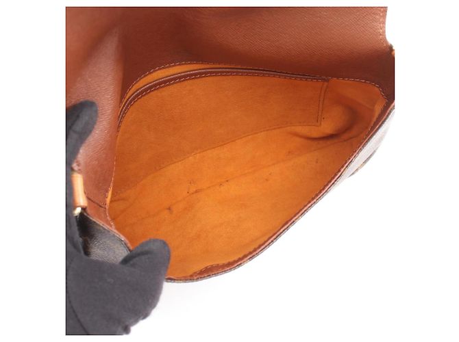 Borsa a Spalla Louis Vuitton Musette Tango Marrone - vista 3