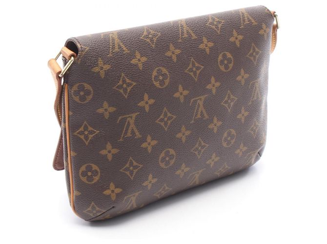 Borsa a tracolla Louis Vuitton Musette Tango Brown Marrone - vista 2