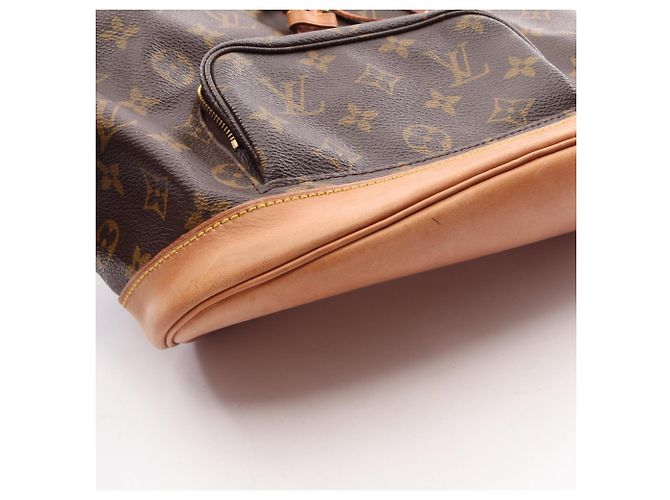 Zaino/Borsa Louis Vuitton Montsouris MM Marrone - vista 10
