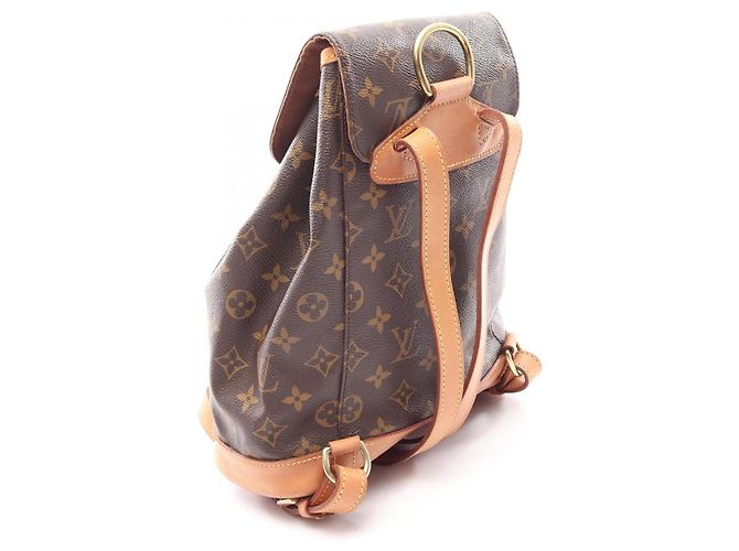 Zaino/Borsa Louis Vuitton Montsouris MM Marrone - vista 2