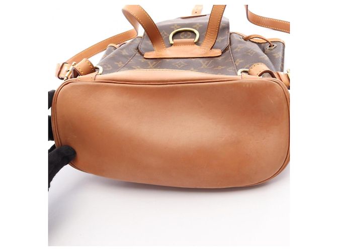 Zaino/Borsa Louis Vuitton Montsouris MM Marrone - vista 6