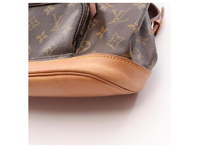 Zaino/Borsa Louis Vuitton Montsouris MM Marrone - vista 9
