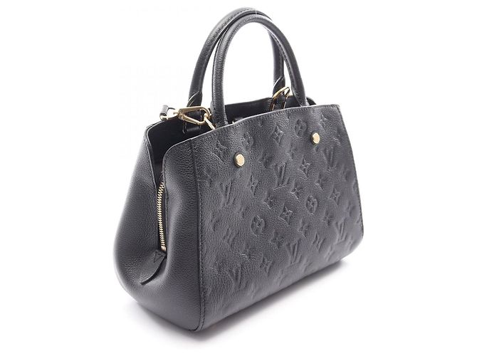 Borsa 2-Way Louis Vuitton Montaigne BB Nero - vista 2
