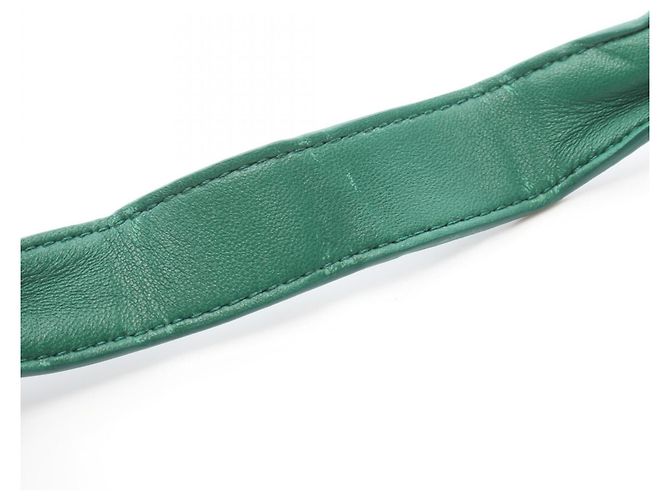 Bottega Veneta Borsa a Spalla The Clip Verde - vista 10