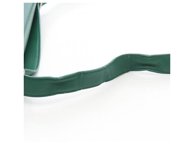 Bottega Veneta Borsa a Spalla The Clip Verde - vista 11