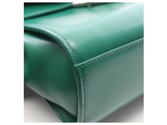 Bottega Veneta Borsa a Spalla The Clip Verde - vista 7