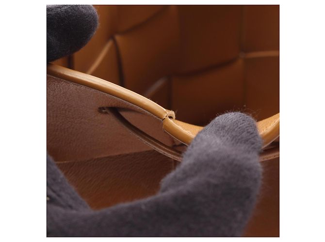 Borsa a secchiello Small Cassette Bottega Veneta Marrone - vista 5