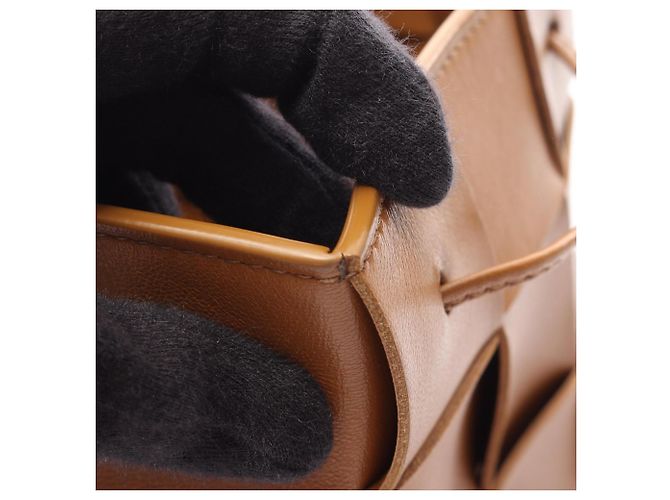 Borsa a secchiello Small Cassette Bottega Veneta Marrone - vista 6