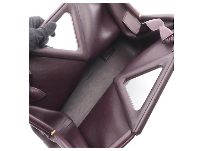 Borsa a Spalla 2-Way Point Medium Bottega Veneta Porpora - vista 3