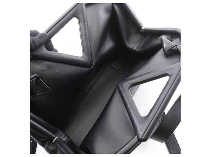 Borsa a tracolla 2-Way Point Medium Bottega Veneta Nero - vista 3