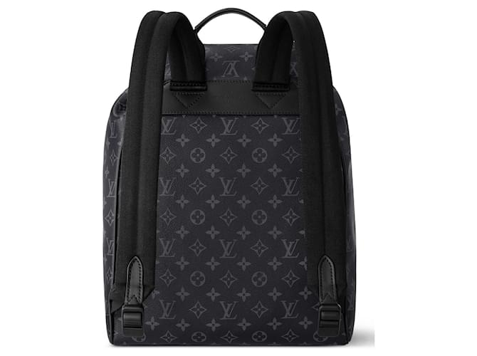 Zaino Louis Vuitton Monogram Eclipse Nero - vista 2