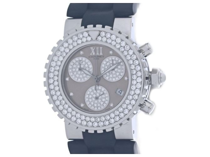 Orologio Cronografo Chaumet Class One LM da Uomo con Diamanti - vista 2