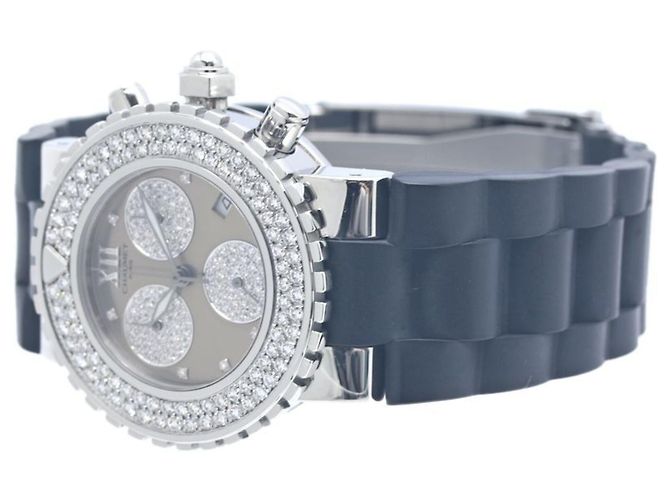 Orologio Cronografo Chaumet Class One LM da Uomo con Diamanti - vista 3