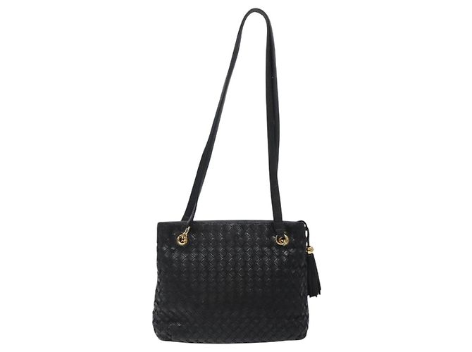 Bally Vintage gestepptes Leder Schwarz - Ansicht 2