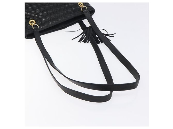 Bally Vintage gestepptes Leder Schwarz - Ansicht 7