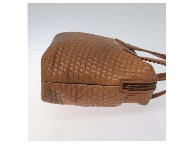 Bally Vintage gestepptes Leder Braun - Ansicht 3