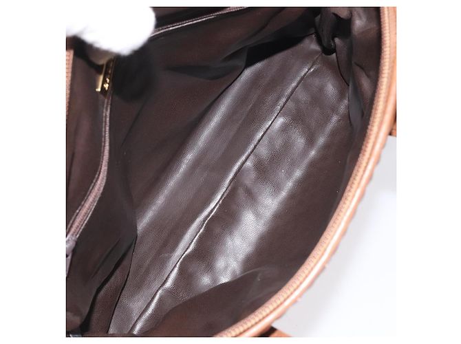 Bally Vintage gestepptes Leder Braun - Ansicht 5