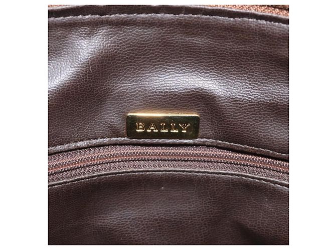 Bally Vintage gestepptes Leder Braun - Ansicht 6