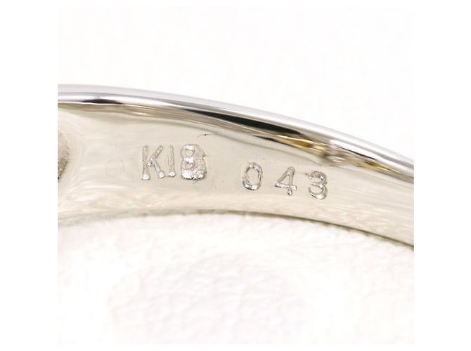 Autre Marque Platin- und Gelbgold-Ring mit Diamant Golden - Ansicht 5