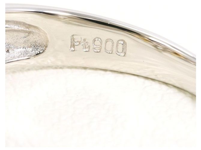 Autre Marque Platin- und Gelbgold-Ring mit Diamant Golden - Ansicht 6