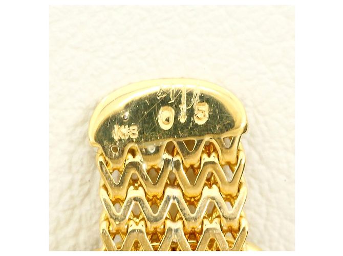 Autre Marque 18K Gelbgold-Ring mit Diamant Golden - Ansicht 5