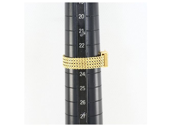 Autre Marque 18K Gelbgold-Ring mit Diamant Golden - Ansicht 7