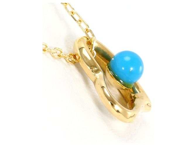 Autre Marque Collana in oro giallo 18K con turchese D'oro - vista 2