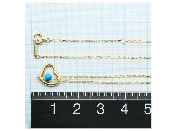 Autre Marque Collana in oro giallo 18K con turchese D'oro - vista 4