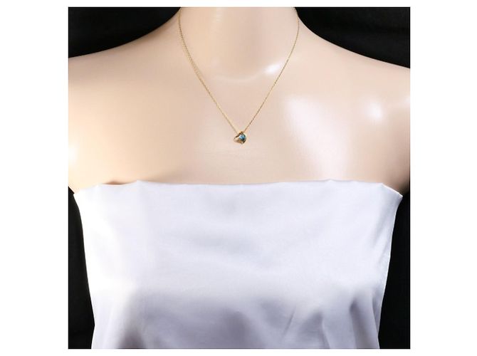 Autre Marque Collana in oro giallo 18K con turchese D'oro - vista 5
