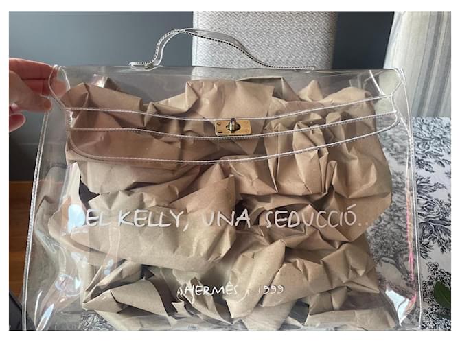 Borsa Hermès Kelly trasparente - vista 5