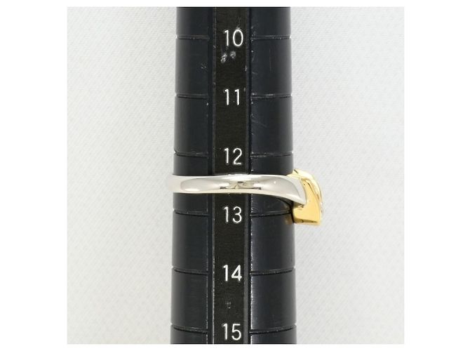 Autre Marque Elegante fede in platino e oro giallo D'oro - vista 8