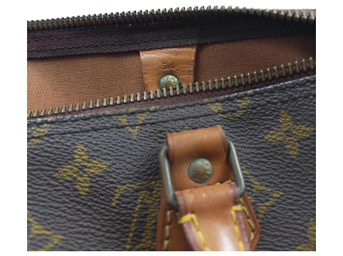 Louis Vuitton Speedy 35 Monogram Canvas Marrone Monogramma - vista 2