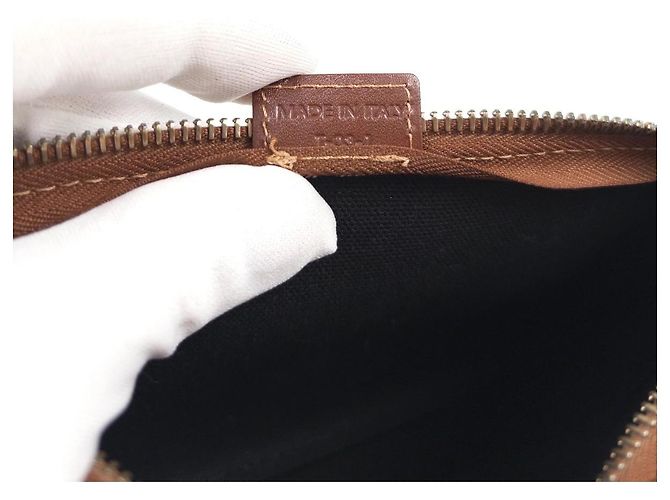 Burberry Haymarket Check Kleine Tasche Braun Beige - Ansicht 2