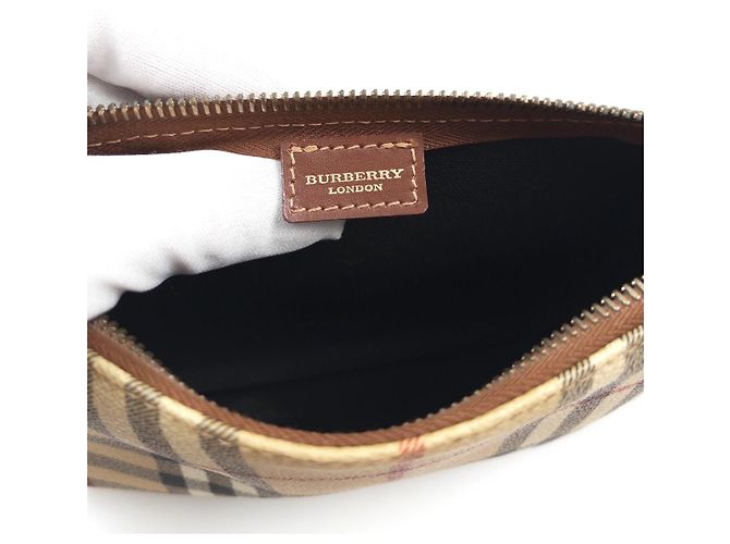 Burberry Haymarket Check Kleine Tasche Braun Beige - Ansicht 3