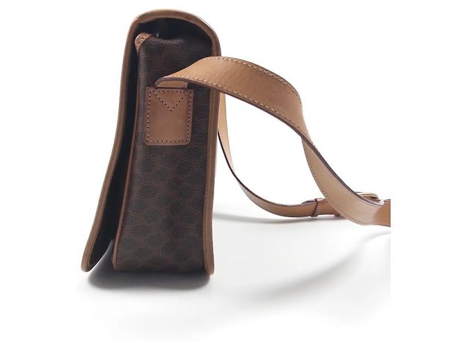 Céline Celine Triomphe Monogram Canvas Schultertasche Braun Monogramm - Ansicht 10