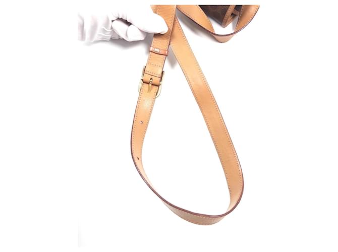 Céline Celine Triomphe Monogram Canvas Schultertasche Braun Monogramm - Ansicht 3