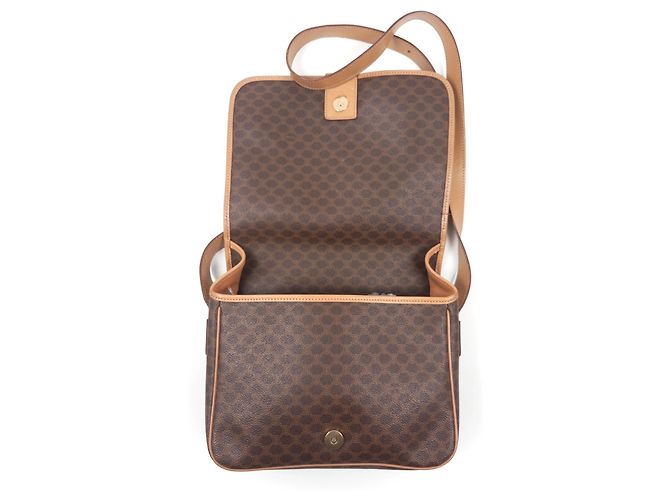 Céline Celine Triomphe Monogram Canvas Schultertasche Braun Monogramm - Ansicht 8