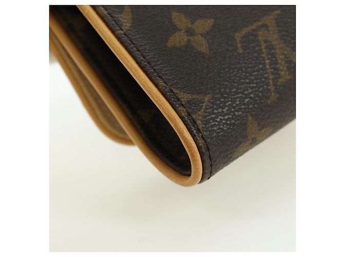 LOUIS VUITTON Monogram Pochette Twin GM Borsa a Spalla M51852 LV Auth am11648V Monogramma - vista 16