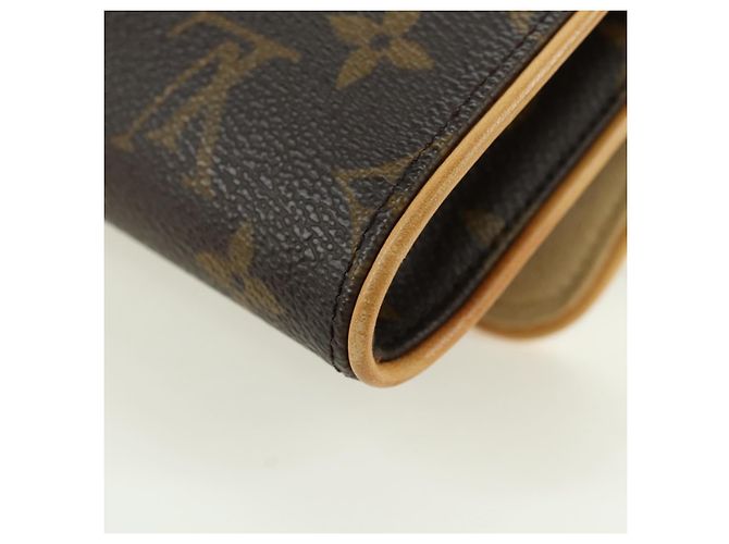 LOUIS VUITTON Monogram Pochette Twin GM Borsa a Spalla M51852 LV Auth am11648V Monogramma - vista 17