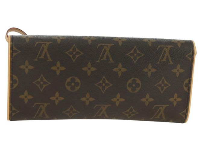 LOUIS VUITTON Monogram Pochette Twin GM Borsa a Spalla M51852 LV Auth am11648V Monogramma - vista 2