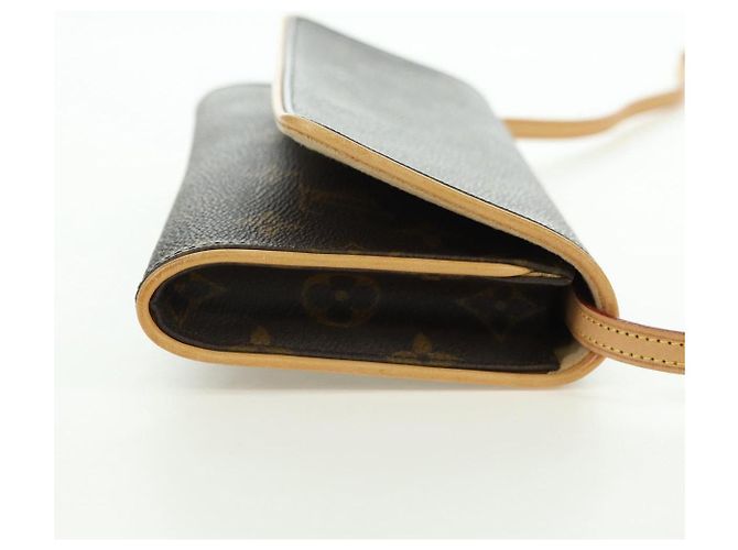 LOUIS VUITTON Monogram Pochette Twin GM Borsa a Spalla M51852 LV Auth am11648V Monogramma - vista 4