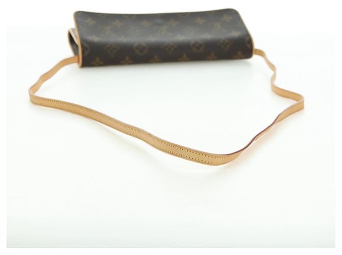 LOUIS VUITTON Monogram Pochette Twin GM Borsa a Spalla M51852 LV Auth am11648V Monogramma - vista 7